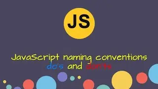 Naming Convention In JavaScript Tutorial For Beginners #programming #javascript #coding #computer