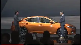 Nissan designers Alfonso Albaisa and Ken Lee discuss the all-new Sylphy live from Auto Shanghai 2019