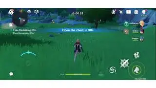 Open the Chest in 30s Starfell lake Genshin Impact