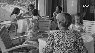 Goebbels children having lunch HD 1943 - Edit