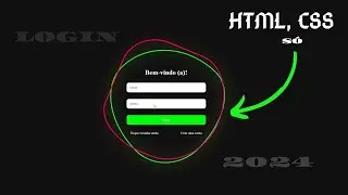 Formulário login animado | HTML, CSS