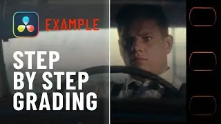 Step by step color grading example with Dehancer