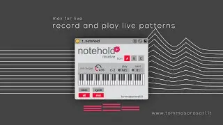 note hold - not only for Drummers max for live device VIDEO DEMO