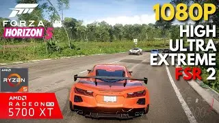 Forza Horizon 5 - RX 5700 XT + Ryzen 5 5600 | All Settings Tested