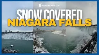 Niagara Falls in Winters | Snow Covered Niagara Falls Canada | Things To Do in Niagara Falls