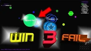 Agar.io Win/Fail #3 "SpacePop?"
