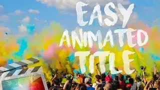 Animated Titles in Final Cut Pro X - FCPX Title Animation Effects Tracking Plugins Tutorial Free