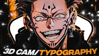 3D Movement Camera | Typography | Capcut Tutorial