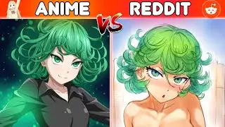 Anime vs Reddit 2024 (The Rock Reaction Meme) #15