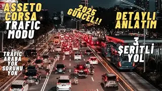 ASSETTO CORSA TRAFFIC MODE INSTALLATION! 2025!! CURRENT 3-LANE ROAD TRAFFIC PROBLEM SOLUTION!
