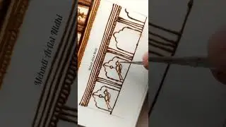 Belt Border Design.. #mehndi #hennadesign #art #trending #viralvideo #shorts #reels #henna #artist