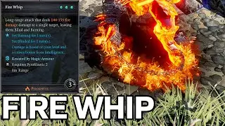 Divinity Original Sin 2 - Fire Whip Skill [Pyrokinetic]