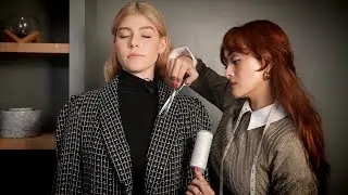 ASMR Perfectionist Styling: Lint Rolling, Perfecting Fitting,  Final Tailor Touches Fall Outfit 2024