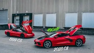 C5 Corvette vs. C8 Corvette
