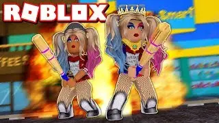 2 PLAYER SUPERHERO TYCOON IN ROBLOX! (HARLEY QUINN)