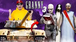 Uciekam CZOŁGIEM od BABCI GRANNY *jadę czołgiem* 👵 Granny 3 Tank Escape (Enhanced)