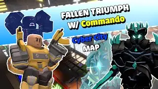 [TDS] Duo Triumph Fallen Cyber City: No Special Towers Using Commando