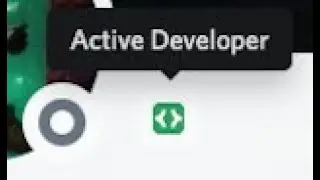odznaka aktywnego dewelopera discord