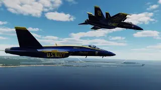I got to ride in the backseat of the virtual Blue Angels.