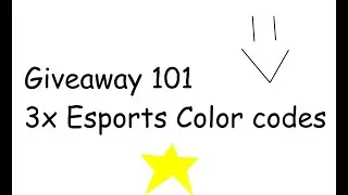 Brawlhalla Giveaway 3x esports color codes