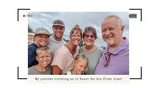 My parents visiting us in Kauai for the first time since Covid!