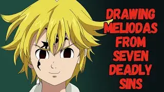 Drawing Meliodas from seven deadly sins