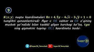 Attestatsiya 2022 | Yanvar-Iyun | Matematika @Super30Temurbek