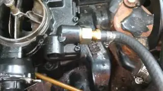 How to replace a fuel pump and fuel lines on carburated Mercruiser 5.0 Alpha