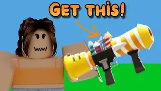 How to get the NEW FIREWORK LAUNCHER Lobby Gadget (Roblox Bedwars)