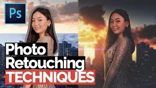 Photoshop Tutorial | How To Retouch, Removing Background, Compositing | MaxAsabin Photo Manipulation