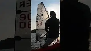 Action im Segelkanu #sailing #internationalcanoe #icsailing
