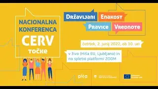 Nacionalna konferenca CERV točke - Uvodni pozdravi