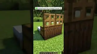 🏠 Better Smallest Minecraft House! 