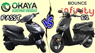 Bounce Infinity E1 Vs Okaya Fasst F4 | Electric Scooter Comparison 2022 | Ev News Hindi