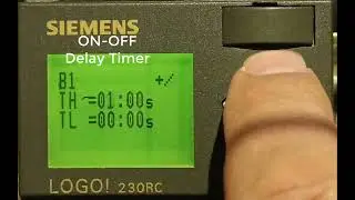 Manually programming "ON-OFF DELAY TIMER" in LOGO