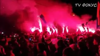 Бандера, вставай !. Акция С14 у здания МВД. Акция протеста Бандера вставай. Киев. Украина. 18.02.19.