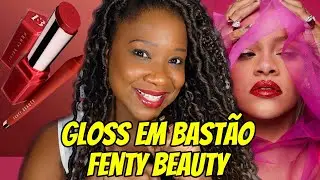 Gloss em Bastão da Fenty Beauty Bomb Stix  Sera que vale a apena ??  #Fentylip #glossbombStix