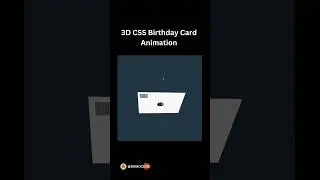 3D CSS Birthday Card Animation || 