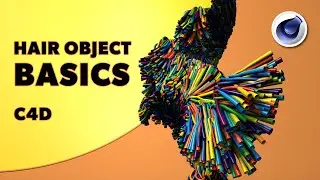 c4d Tutorial - Hair Object Basics