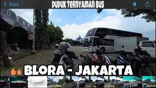 Naik Bus Blora Jakarta Serasa Pindah Tempat Tidur||Full Trip Garuda Mas Doubel Decker