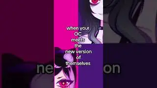 new vs old versions of the same oc  #vtuber #animationmeme #artmeme