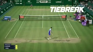 TIEBREAK - Novak Djokovic Vs Rafael Nadal I Halle Open I Expert Difficulty (PS5)