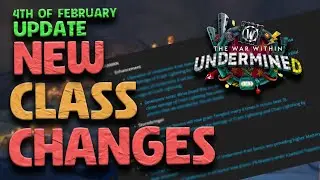 NEW CLASS CHANGES - BM NERFS, AUG NERFED, ENHANCE NERFS? - Patch 11.1 - Season 2 | The War Within