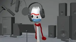 FREE DOWNLOAD RIG AND TEXTURE FORKY - PIXAR TOY STORY