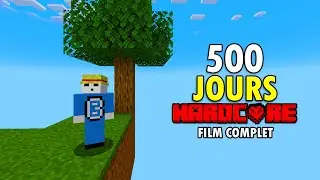 SURVIVRE 500 jours en HARDCORE Sur Minecraft SKYBLOCK