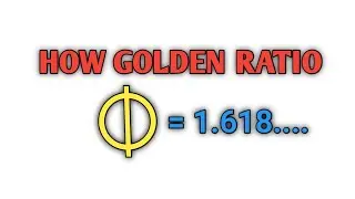 How golden ratio is equals to 1.618....🤔// Mathematics// GOLDEN RATIO or GOLDEN SECTION//