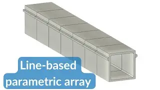 Revit family | Line-based parametric culvert | array with IF statements and 