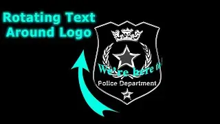 Police Logo Animation | Rotating Text Around Logo