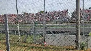 F1 Monza 2024 practice top speed into Parabolica