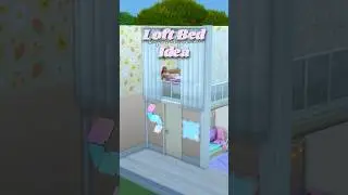 Loft Bed For Tiny Homes | Sims 4 | No CC | Tutorial 